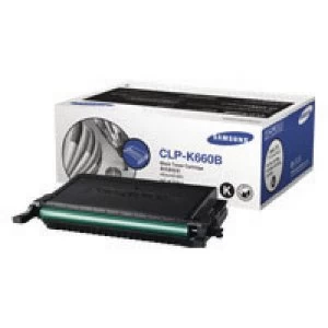 Image of Samsung CLP K660B Black High Yield Toner Cartridge ST906A