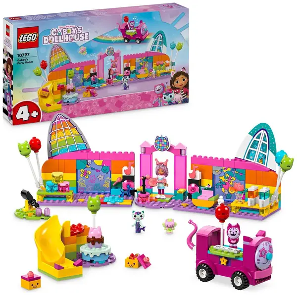 Image of LEGO LEGO Gabby's Dollhouse Gabby's Party Room Toy Playset 10797