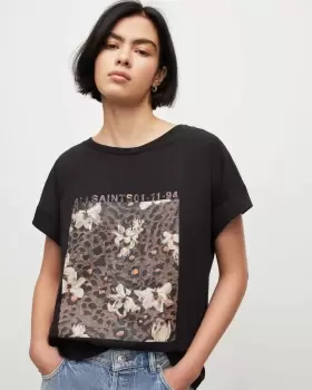 Image of AllSaints Capso Rika Imogen Boyfriend T-Shirt