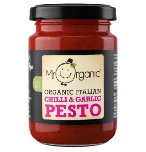 Image of Mr Organic Chilli & Garlic Pesto 130g