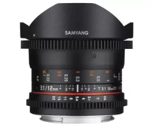 Image of Samyang 12mm T3.1 VDSLR Sony E SLR Wide fish-eye lens Black