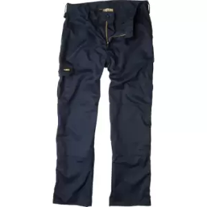 Image of Apache Mens APIND Industry Work Trousers Navy 42" 29"