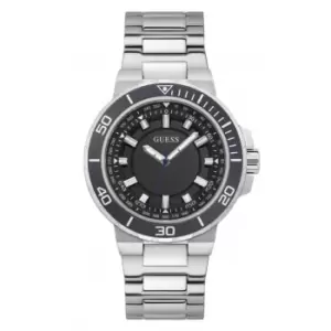 Image of Gents Track Stainless Steel Silver Watch GW0426G1