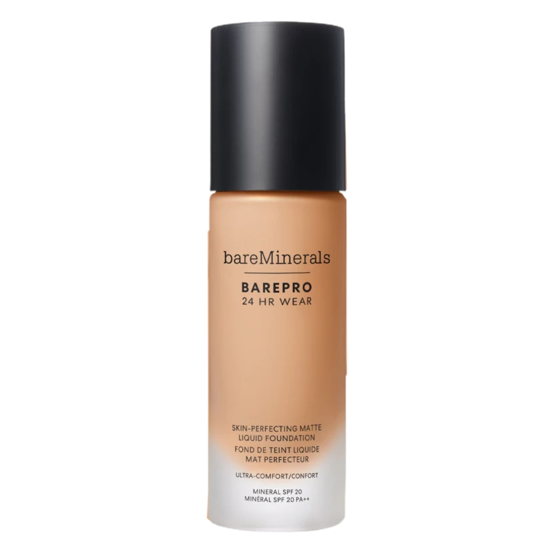 Image of bareMinerals BarePro 24HR Wear Skin-Perfecting Matte Liquid Foundation SPF20 30ml 22 - Light Warm