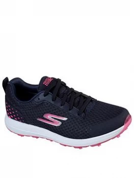 Image of Skechers Fairway 2 Spikeless Golf Trainers - Navy/Pink