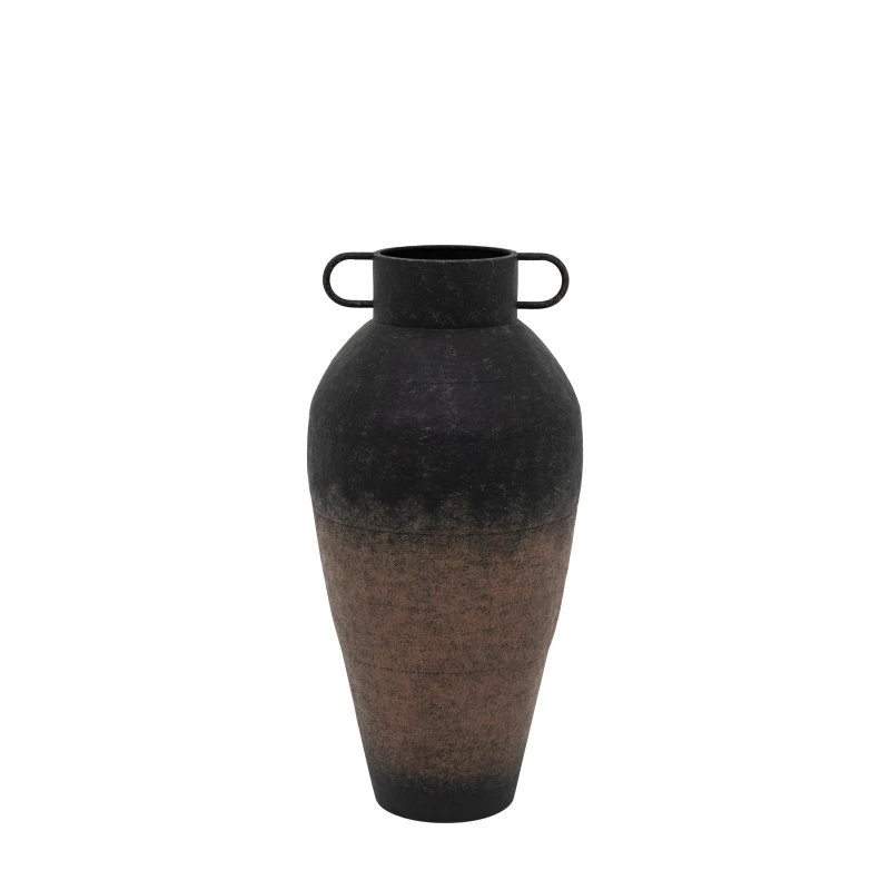 Image of Gallery Teide Metal Vase Brown unisex One Size