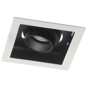 Image of Fan Europe Lighting - Fan Europe Apollo - Integrated LED Recessed Downlight adjustable, White Black, 3000K