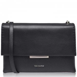 Image of Ted Baker Diilila Soft Leather Envelope Cross Body Bag - black