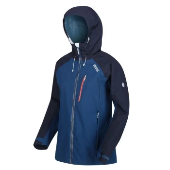 Image of Regatta Womens Birchdale Stretch Waterproof & Breathable J - BlueOpal/Nvy