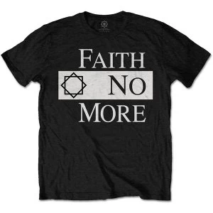 Image of Faith No More - Classic Logo V.2. Unisex Medium T-Shirt - Black