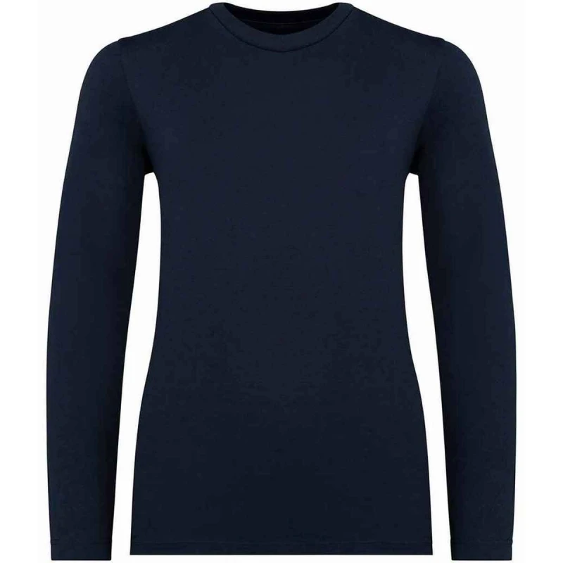 Image of Native Spirit Cotton Long-Sleeved T-Shirt in Navy Size: 4-6 Years Navy Unisex 4-6 Years