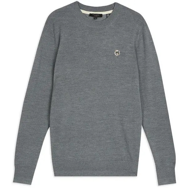 Image of Ted Baker Cardiff Crew Sweater - Grey S