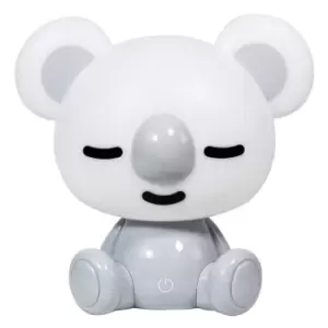 Image of Koala Integrated LED Childrens Table Lamp, Grey