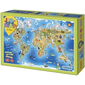 Image of Our World Map Jigsaw Puzzle - 250 Pieces