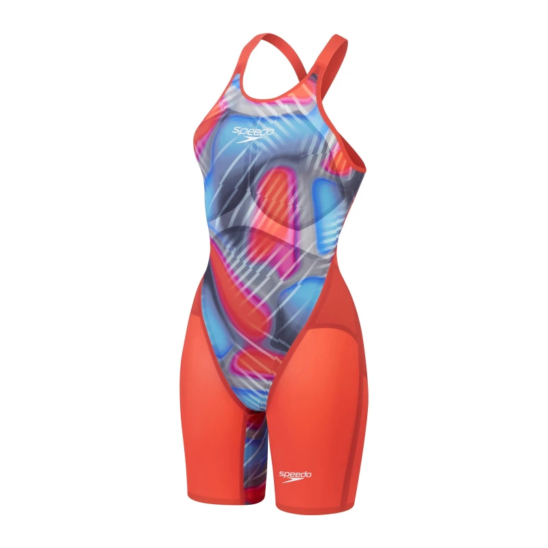Image of Speedo Womens Lzr Valor 2.0 Race Swimsuit Red/Blue female 28