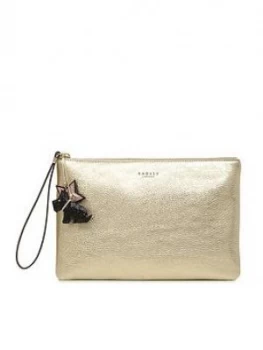 Image of Radley Regents Row Clutch - Pale Gold, Pale Gold, Women