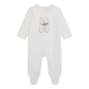 Image of Guess Guess Tonal Bear Lgo Bb34 - White