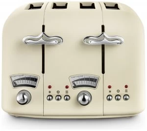 Image of DeLonghi Argento Flora CTO4.BG 4 Slice Toaster