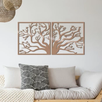 Image of Tree2 - Copper Copper Decorative Metal Wall Accessory