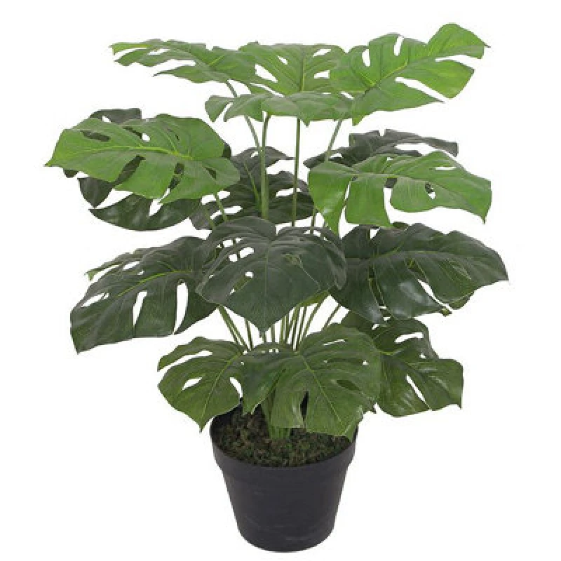 Image of Leaf Artificial Monstera Plant - 60cm Monstera Green