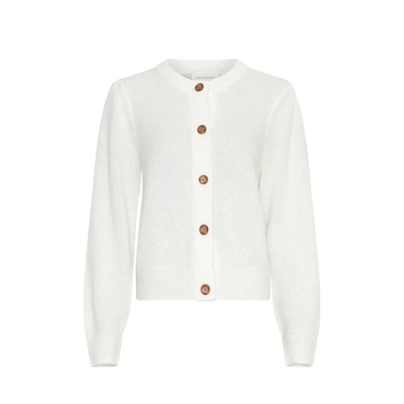 Image of moss copenhagen Womens cardigan Moss Copenhagen Miabelle Hope Blanc Female M/L