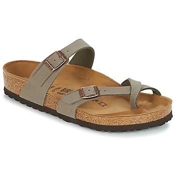 Image of Birkenstock MAYARI womens Mules / Casual Shoes in Grey,4.5,5,5.5,2.5