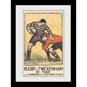 Image of Transport For London Rudby At Twickenham Framed Collector Print