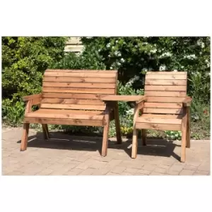 Image of Charles Taylor Three Seat Comp Set Straight, Brown