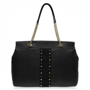 Image of Biba Alexa Studded East West Leather Tote - Black