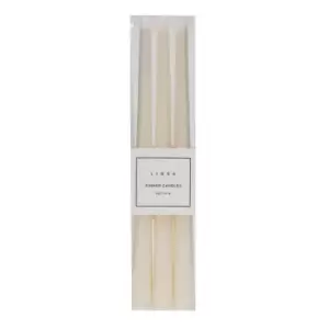 Image of Linea Set of 6 Dinner Candles - Cream