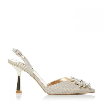 Image of Dune London Dune Casis Heeled Sandals Womens - Silver392