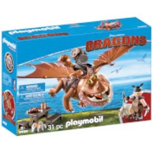 Image of Playmobil DreamWorks Dragons Fishlegs and Meatlug (9460)