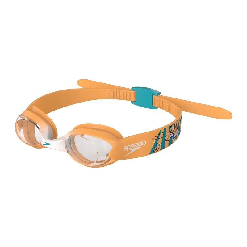 Image of Speedo Infant Illusion Goggles Aquar/Oran/Wht unisex One Size