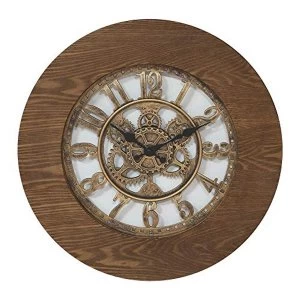 Image of Hometime Wall Clock Cut Out Numbers 44cm