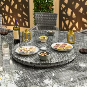 Image of Nova Outdoor Living Rattan Lazy Susan - 60cm Grey