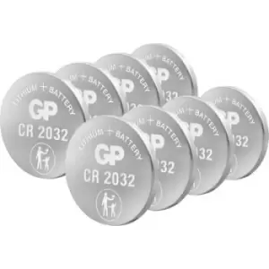 Image of GP Batteries 4 +4 gratis Button cell CR 2032 Lithium 220 mAh 3 V 8 pc(s)