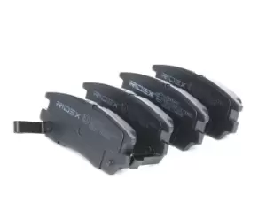 Image of RIDEX Brake pad set MITSUBISHI 402B0693 MB858380,MB858463,MN102623 MR129579,MR205269,MR389571,MR389572,MR389628,MZ690009,MZ690009EU,MZ690030,MZ690050