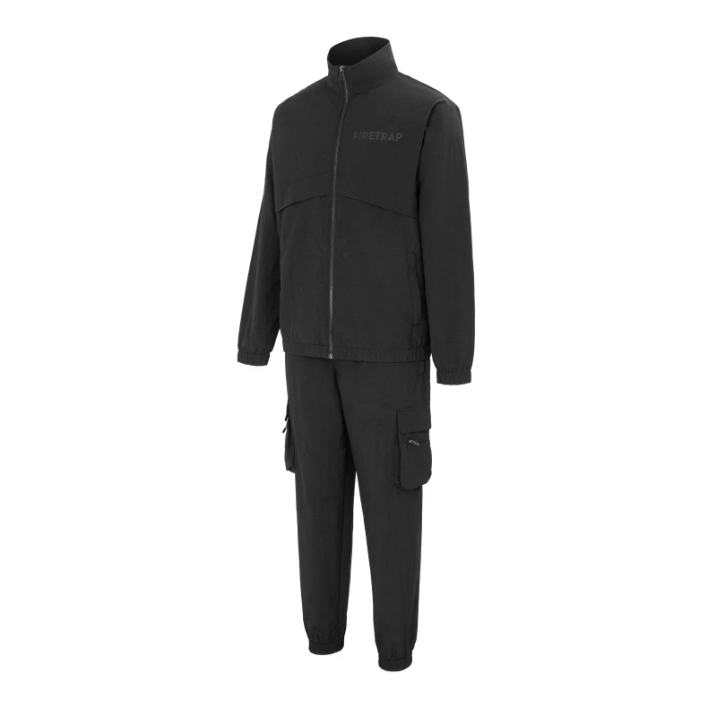 Image of Firetrap Mens Zip Tracksuit Black male M