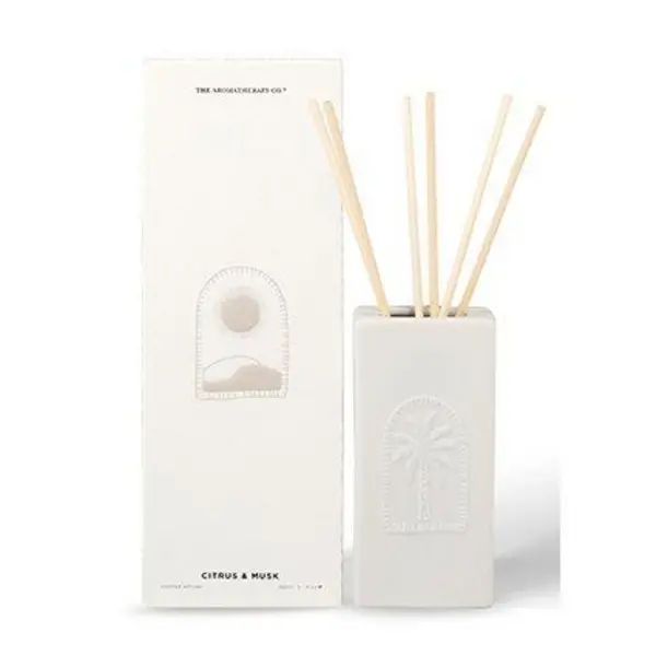 Image of The Aromatherapy Company Sunset 150ml Diffuser - Citrus & Musk White