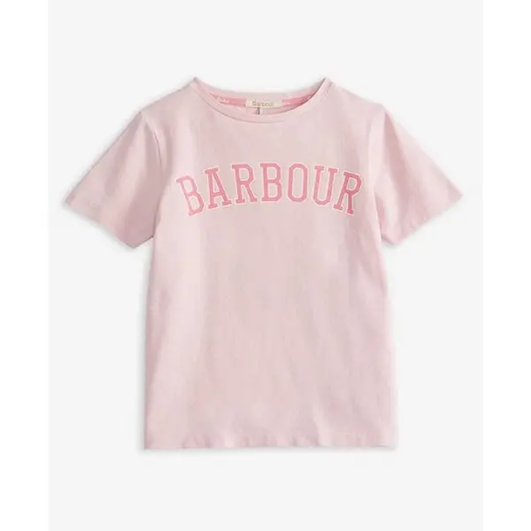 Image of Barbour Girls Northumberland T-Shirt - Pink 14-16Y/XXL