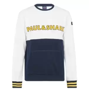 Image of Paul And Shark Knit Sweatshirt - White