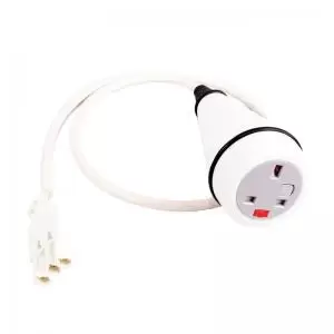 Image of Cluster power module 1 x UK socket - red