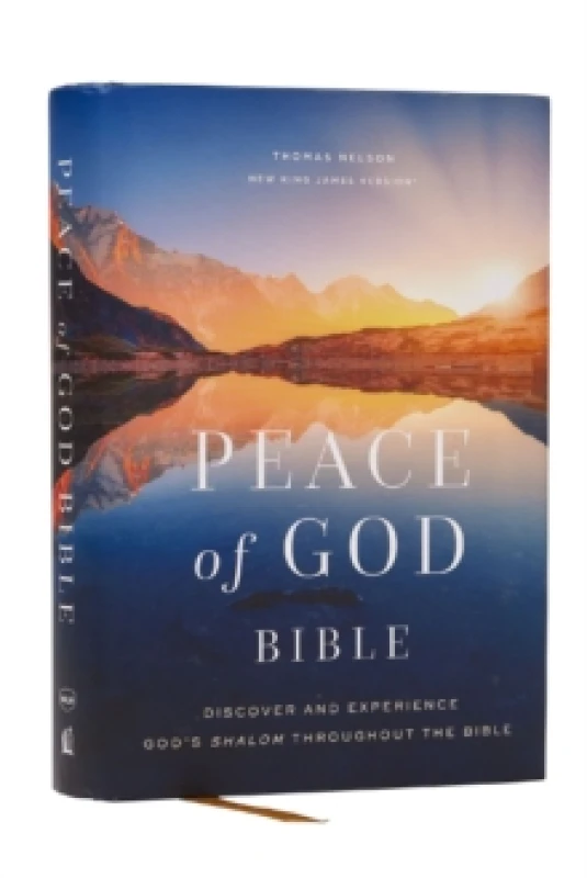 Image of Peace of God Bible: Discover and Experience God's Shalom Throughout the Bible (NKJV, Hardcover, Red Letter, Comfort Print) Hardback