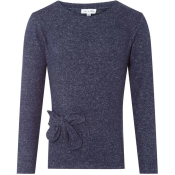 Image of Rose and Wilde Ciara Knot Front Crew - Navy