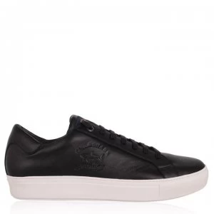 Image of Paul And Shark Crew Balena Corp Trainers - Black/White
