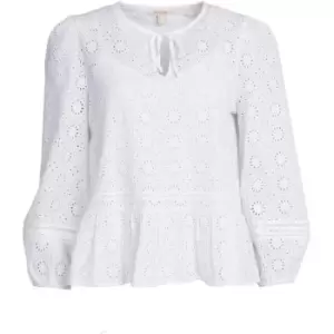 Image of Barbour Cherbury Top - White