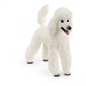 Image of Schleich Farm World Poodle Toy Figure-White