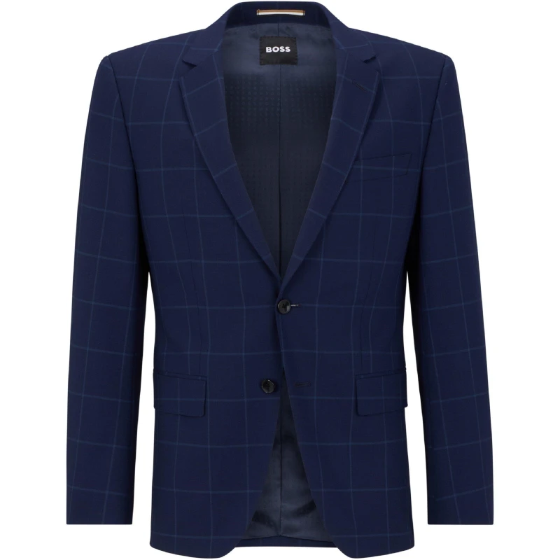 Image of Boss Mens Formal Jacket Blue male 36 (46)