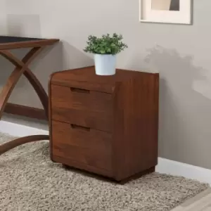 Image of Universal 2 Drawer Pedestal Walnut