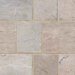 Image of Marshalls Natural Stone Driveway Setts Project Pack Autumn Bronze (8.28m2) Indian Sandstone